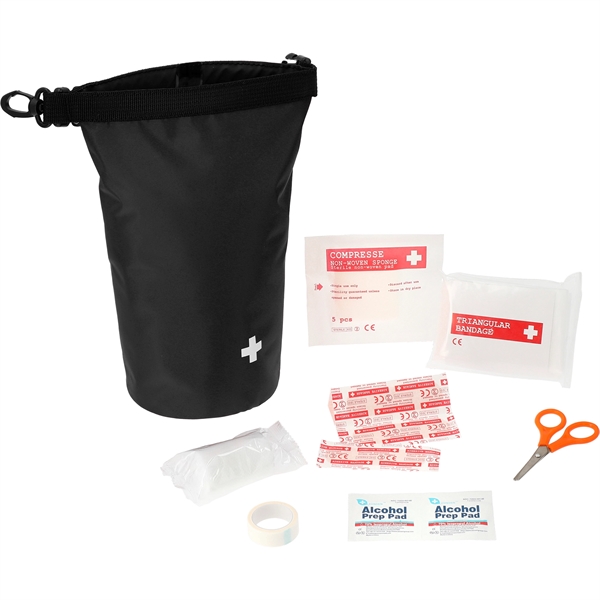 Venture Waterproof 12-Pc First Aid Bag - Image 2