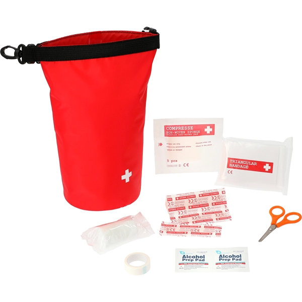 Venture Waterproof 12-Pc First Aid Bag - Image 6