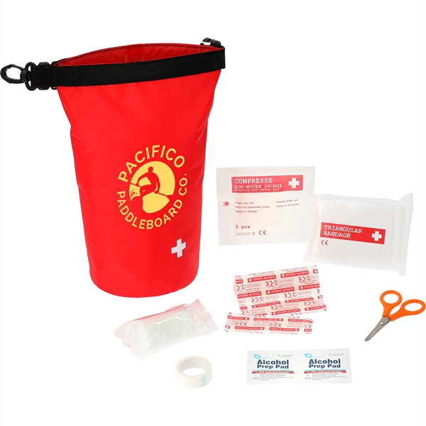 Venture Waterproof 12-Pc First Aid Bag - Image 9