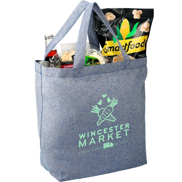 Recycled 5oz Cotton Twill Grocery Tote - Image 5