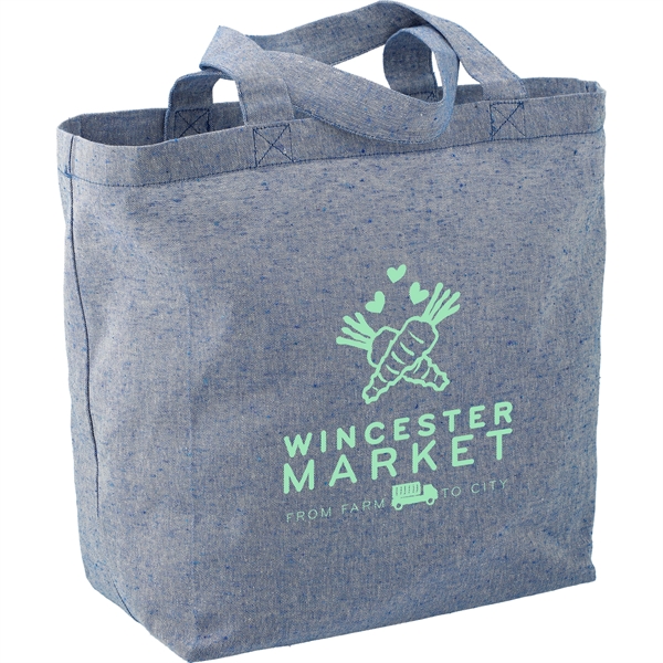 Recycled 5oz Cotton Twill Grocery Tote - Image 6