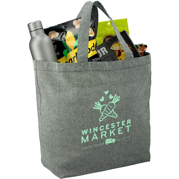 Recycled 5oz Cotton Twill Grocery Tote - Image 10