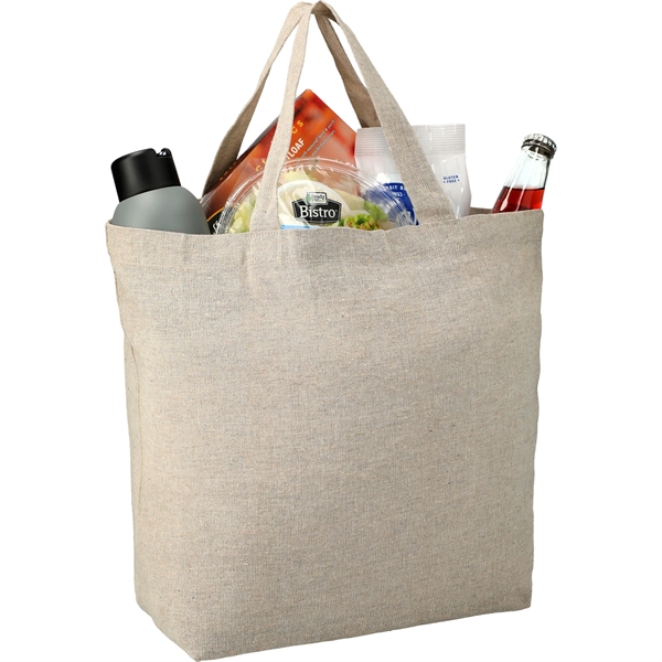 Recycled 5oz Cotton Twill Grocery Tote - Image 15