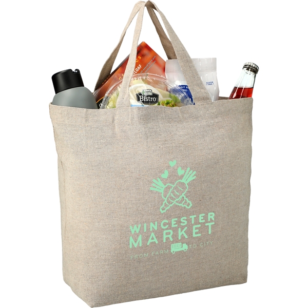 Recycled 5oz Cotton Twill Grocery Tote - Image 19