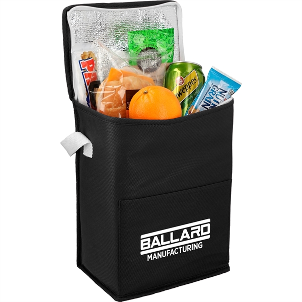 Budget Tall Non-Woven 12 Can Lunch Coole - Image 4