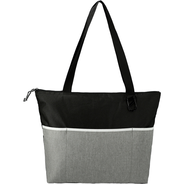 Stone Zippered Meeting Tote - Image 3