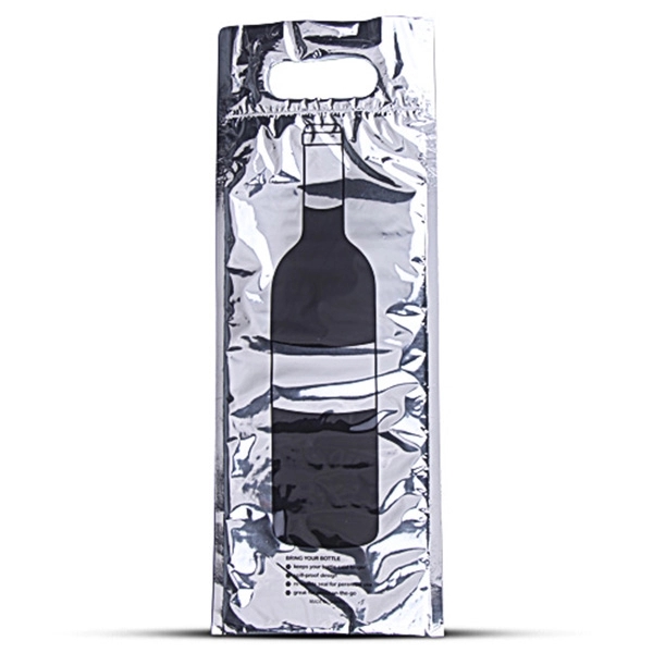 Portable PET With Foil Insulated Wine Hot/Cold Bag - Image 3