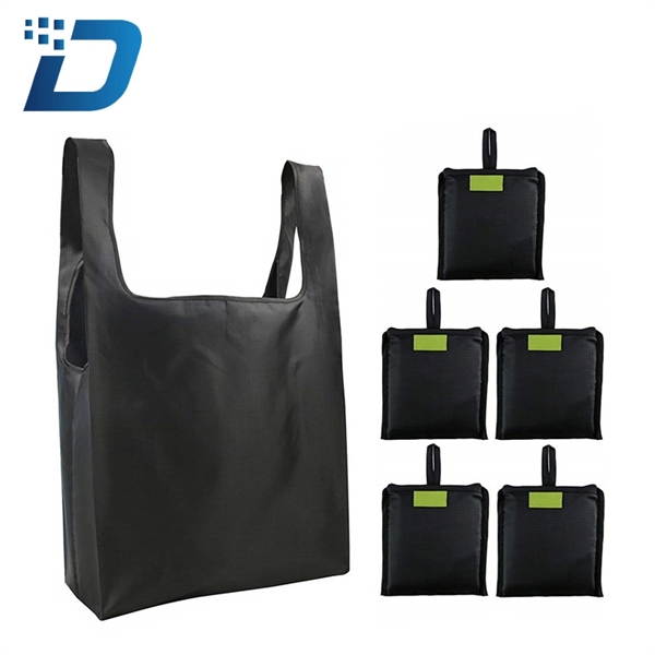 Foldable Grocery Tote with Pouch - Image 4