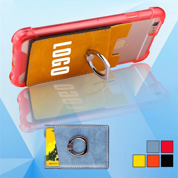 RFID Data Blocking Phone Card Sleeve w/ Holder - Image 1