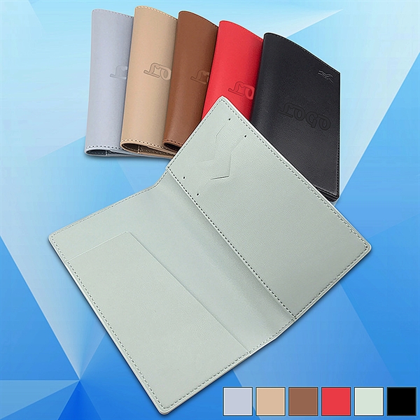 PU Leather Passport/Credit Card Wallet - Image 1