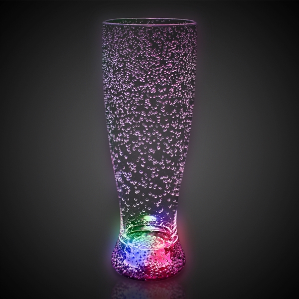 24 oz. Pilsner Glass w/ Multi-Colored LED Lights - Image 3