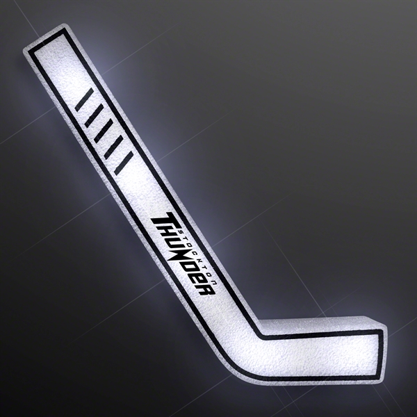 White LED Hockey Stick Foam Light Wand - Image 1