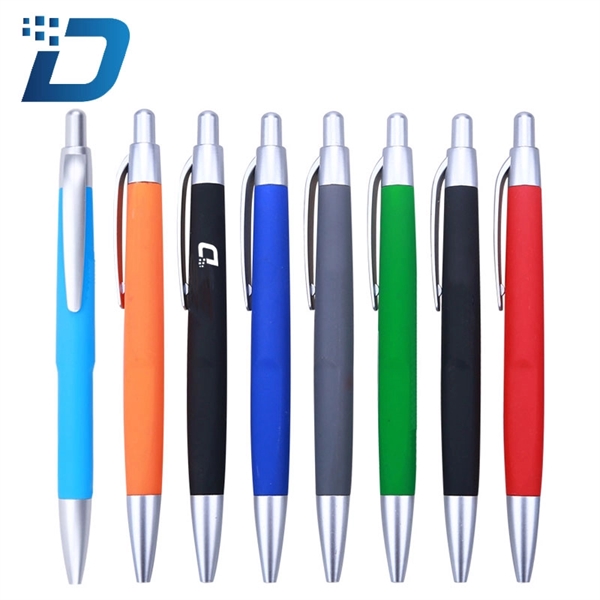 Plastic Retractable Ballpoint Pen 