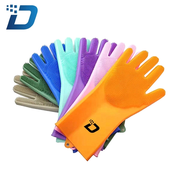 Silicone Dishwashing Gloves - Image 1