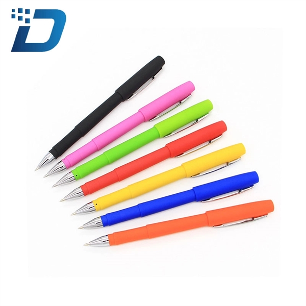 Plastic Ballpoint Pen With Metal Clip - Image 2