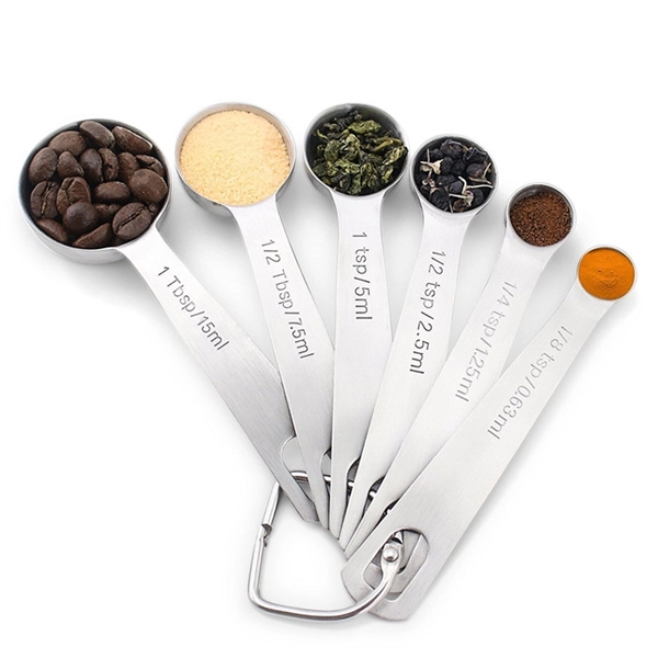 Stainless Steel Measuring Spoons - Image 1