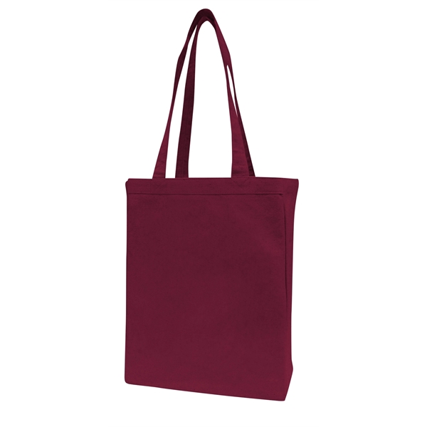 Convention Totes Canvas Tote Bag 11"W x 14"H x 5"G Book Bags - Image 2