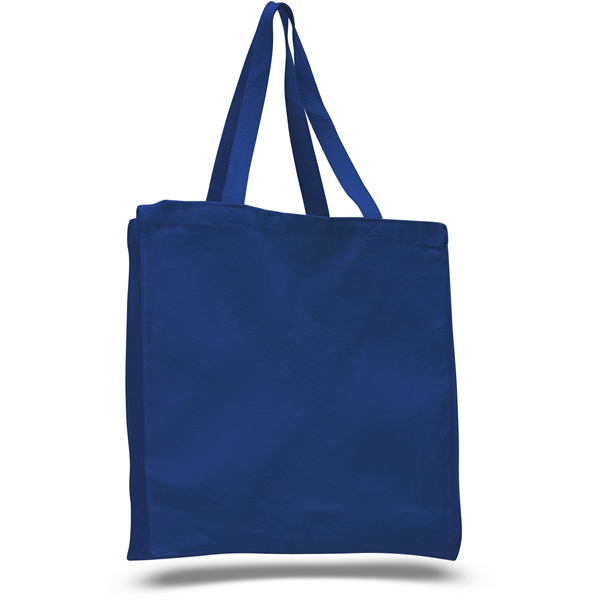Classic Book Tote Bags w/ Gusset Canvas Totes 14" X 15" X 4" - Image 3