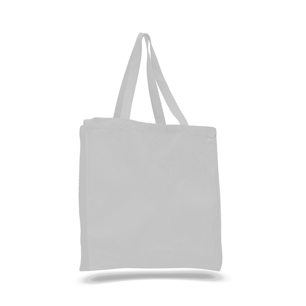 Classic Book Tote Bags w/ Gusset Canvas Totes 14" X 15" X 4" - Image 5