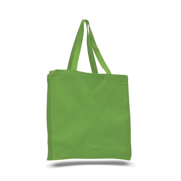 Classic Book Tote Bags w/ Gusset Canvas Totes 14" X 15" X 4" - Image 11