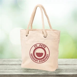 Heavy-duty Canvas Tote Bag w/ Rope Handle 14 oz. Canvas bags