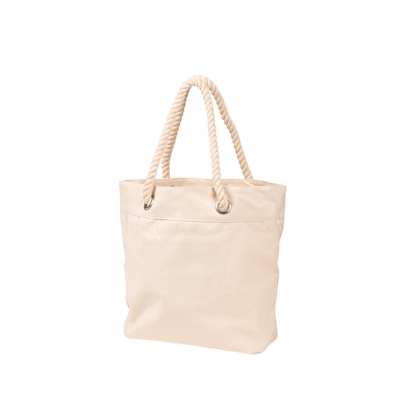 Heavy-duty Canvas Tote Bag w/ Rope Handle 14 oz. Canvas bags - Image 2