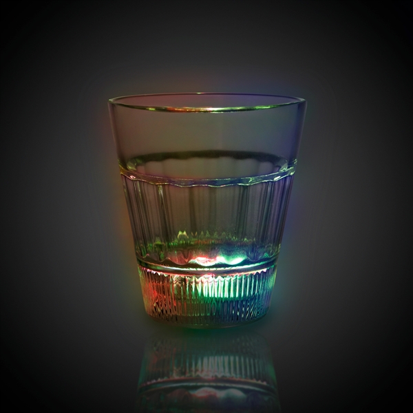 2 oz. Rainbow Light-Up LED Glow Shot Glass - Image 2
