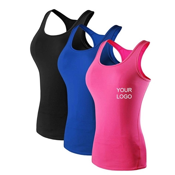 Solid color yoga vest - Image 1
