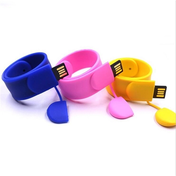Silicon Slap Bracelet USB  Flash Memory Stick - Image 3