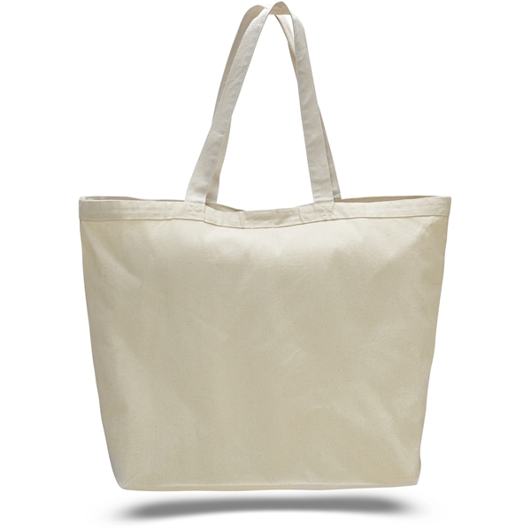 Heavyduty Canvas Tote Bags w/ Large Gusset 23"W x 17"H x 6"G - Image 2