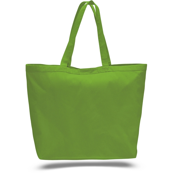 Heavyduty Canvas Tote Bags w/ Large Gusset 23"W x 17"H x 6"G - Image 8