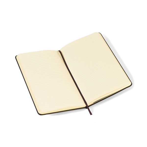 Moleskine® Leather Ruled Large Notebook - Image 2