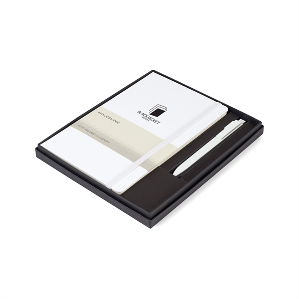 Moleskine® Large Notebook and GO Pen Gift Set - Image 5