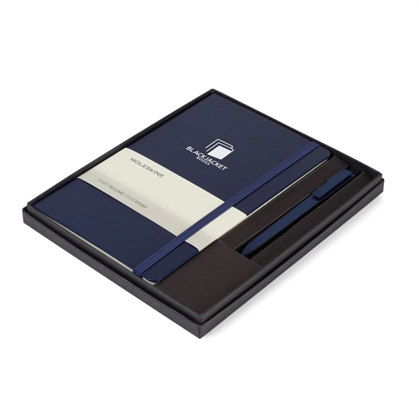 Moleskine® Large Notebook and GO Pen Gift Set - Image 9
