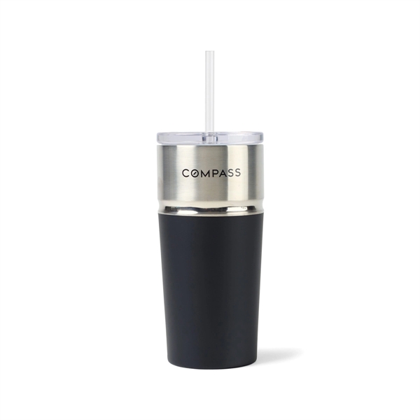 Emery 2 in 1 Double Wall Stainless Tumbler 16 Oz. - Image 2