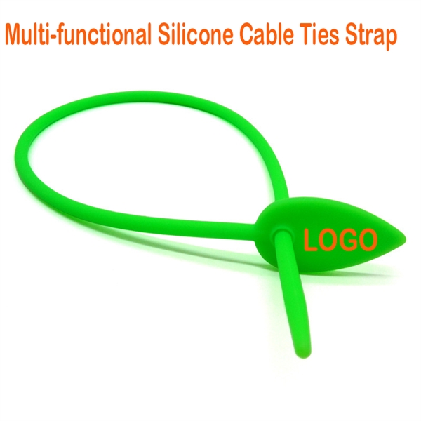 Multi-functional Silicone Cable Ties Strap - Image 1