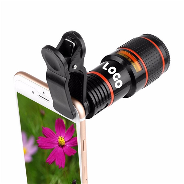 8x Zoom Phone Camera Telescope Lens with Clip - Image 1