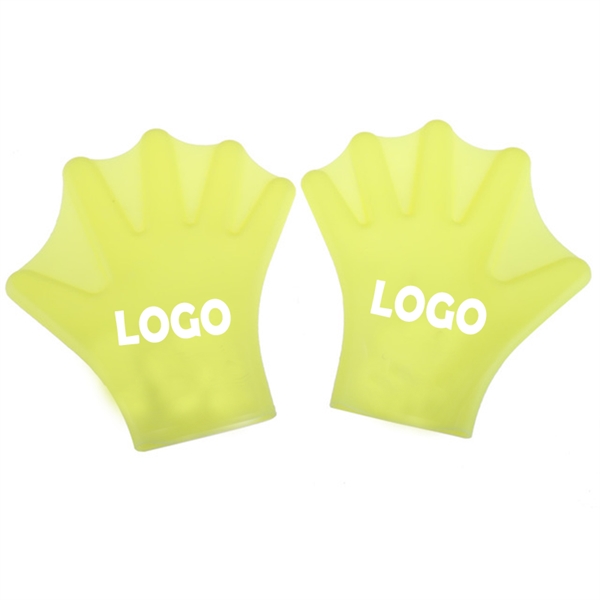 Diving Swimming Silicon Gloves - Image 3