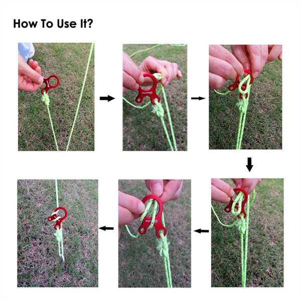Camping Tent Wind Cord Rope Fastener - Image 3