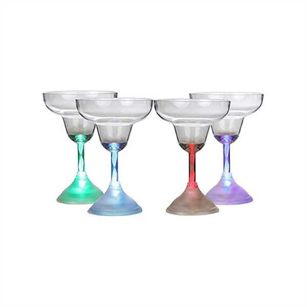 Light Up Flashing Plastic Cocktail Glasses - Image 1