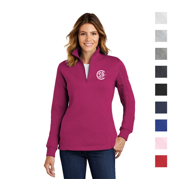 Sport-Tek® Ladies 1/4-Zip Sweatshirt - Image 1