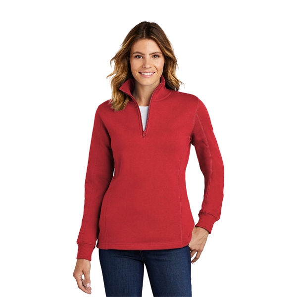 Sport-Tek® Ladies 1/4-Zip Sweatshirt - Image 3