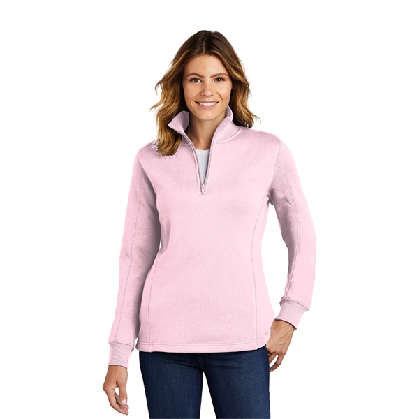 Sport-Tek® Ladies 1/4-Zip Sweatshirt - Image 4