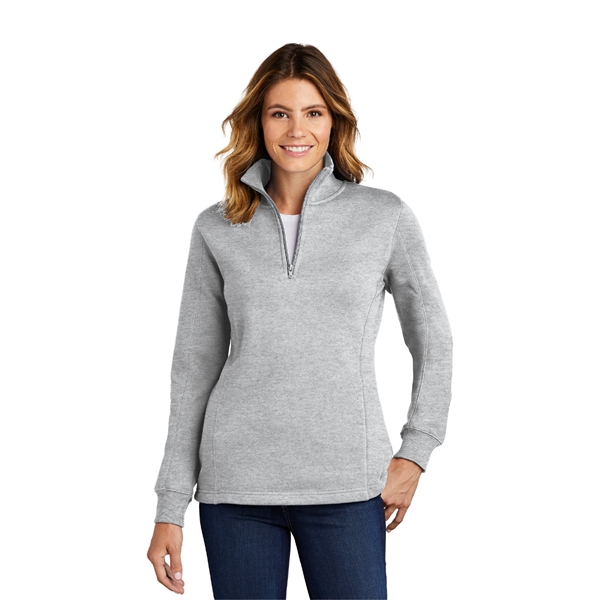 Sport-Tek® Ladies 1/4-Zip Sweatshirt - Image 10