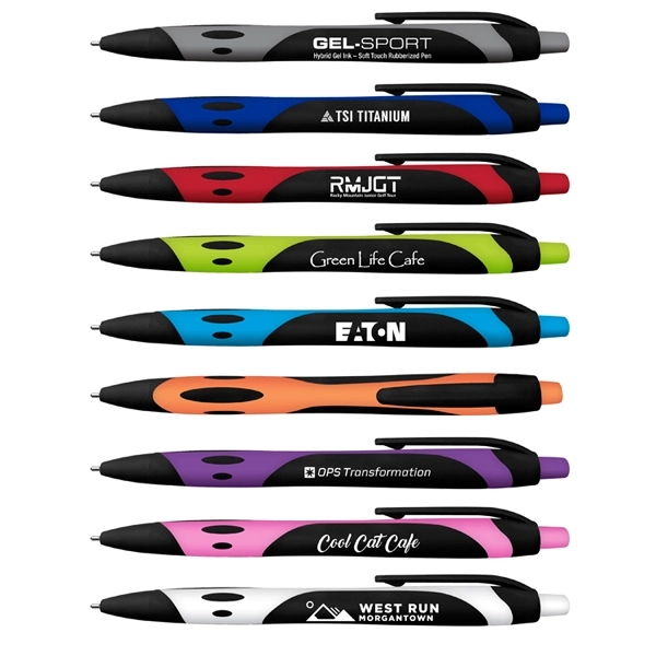 Gel Sport Rubberized Hybrid Ink Gel Pen - Black Ink - Image 1