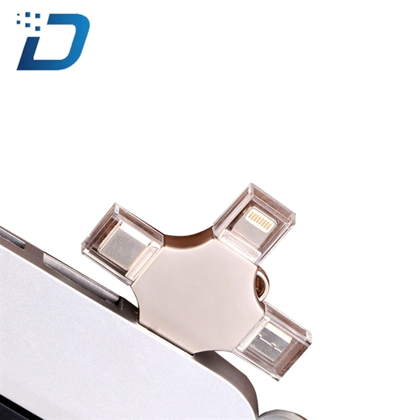 4-in-1 Metal Phone With USB Flash Drive - Image 3