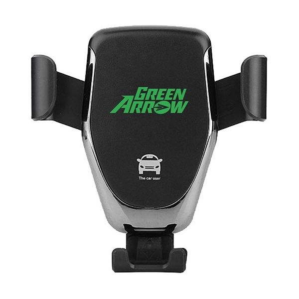 Secure-Grip Wireless Charger With Air Vent Adjustable Holder - Image 1
