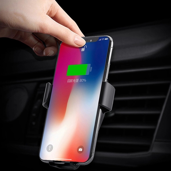 Secure-Grip Wireless Charger With Air Vent Adjustable Holder - Image 4
