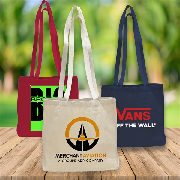 All Purpose Messenger Bag Canvas Tote Bags 18"W x 14"H x 4"G - Image 1