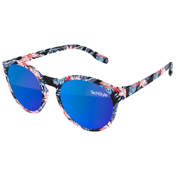 Vicky Mirror Promotional Sunglasses w/ full-color full-frame - Image 1